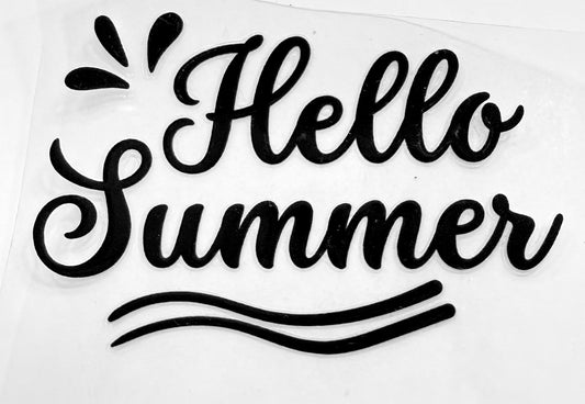 Hello summer decal - 1