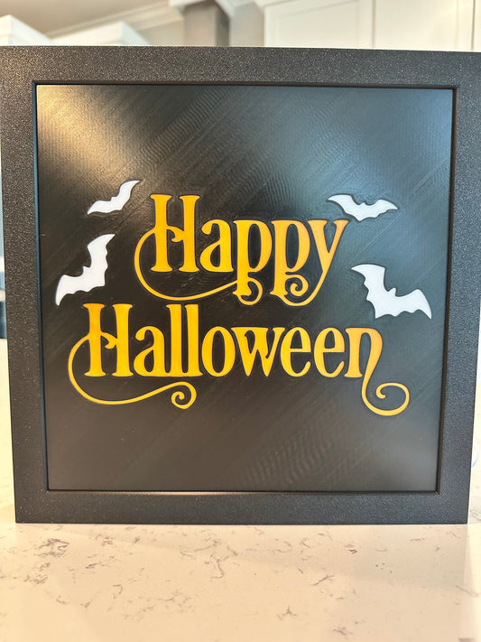 LED Light Box (Happy Halloween plate NOT included)