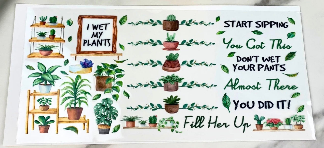 I wet my plants wrap