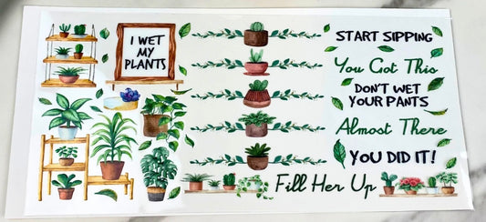 I wet my plants wrap
