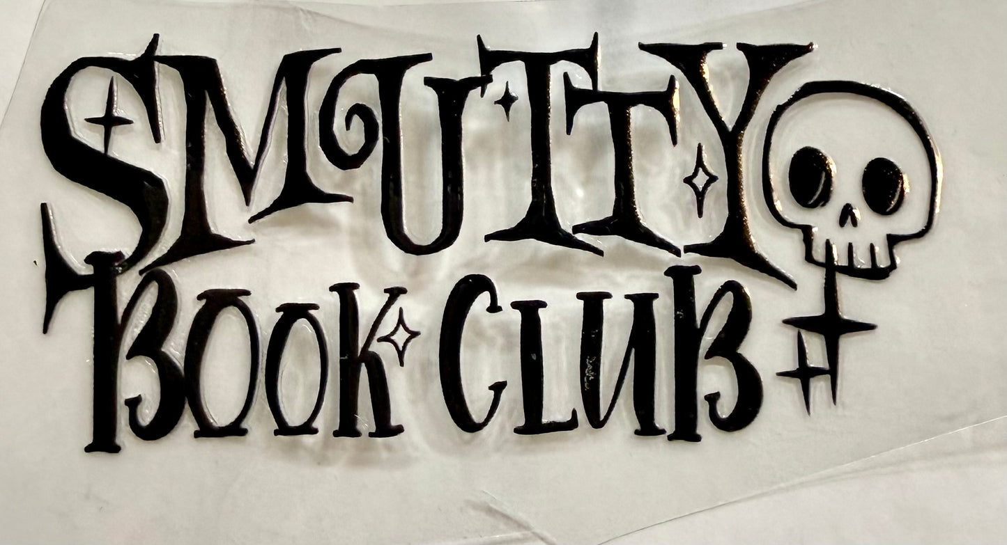 Smutty book club decal
