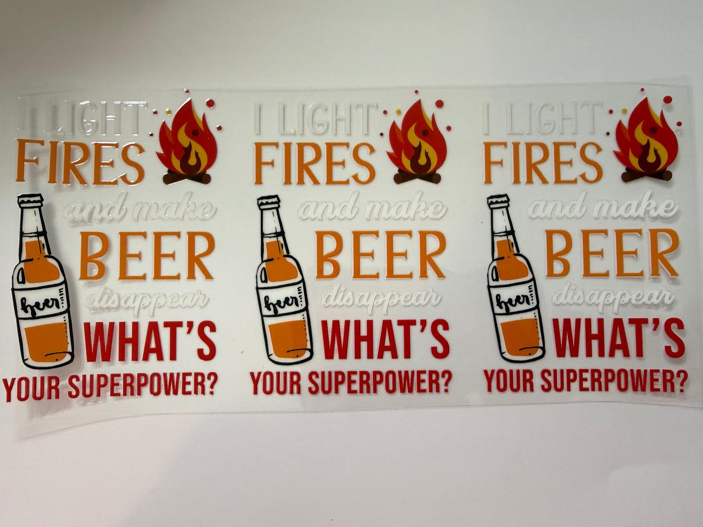 I light fires wrap