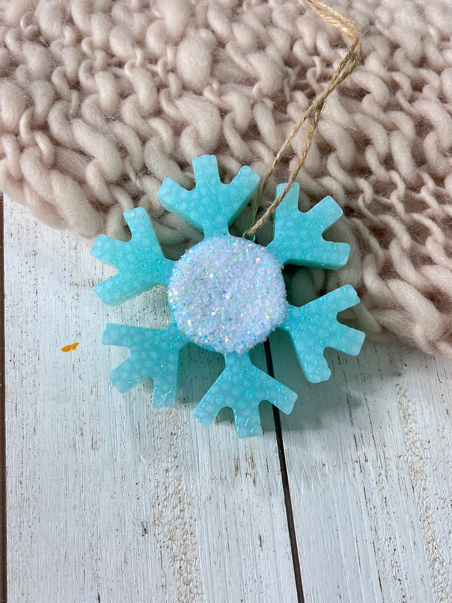 Custom freshie - big snowflake