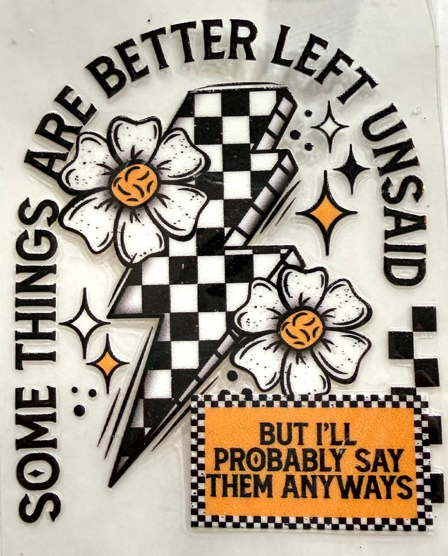 Left unsaid decal 3.5