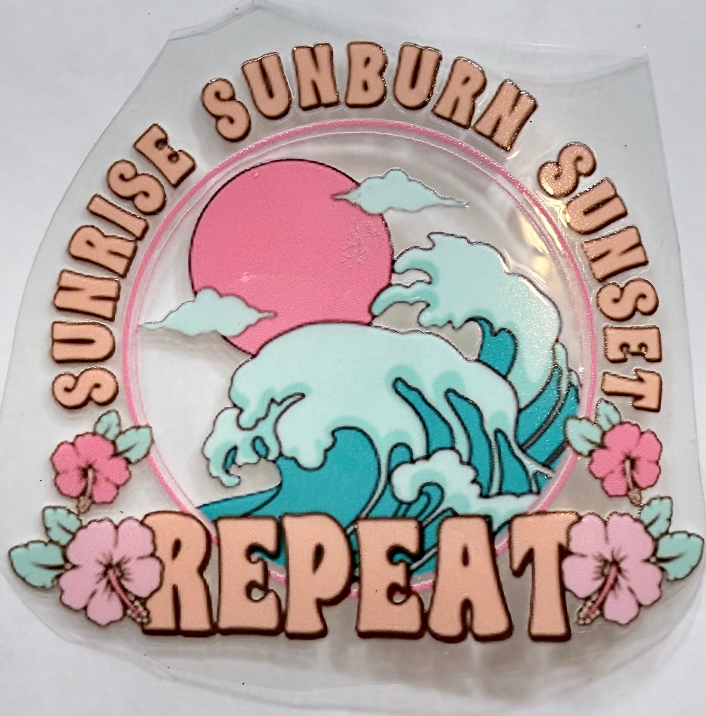 Sunrise sunburn decal - 3.5