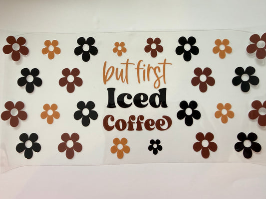 But first iced coffee wrap