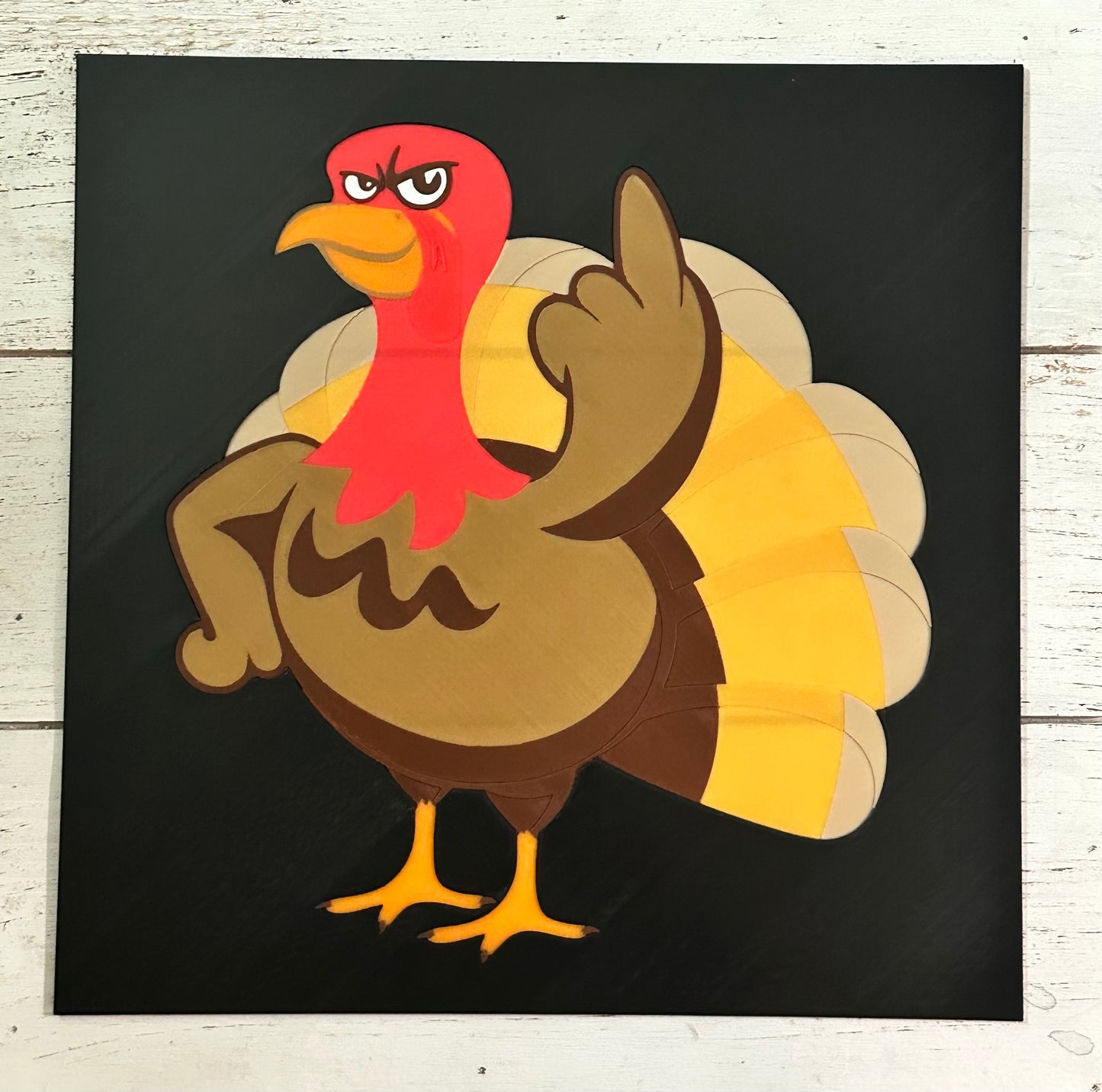 “Finger Turkey” Plate