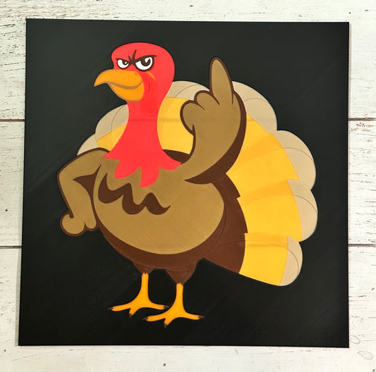 “Finger Turkey” Plate