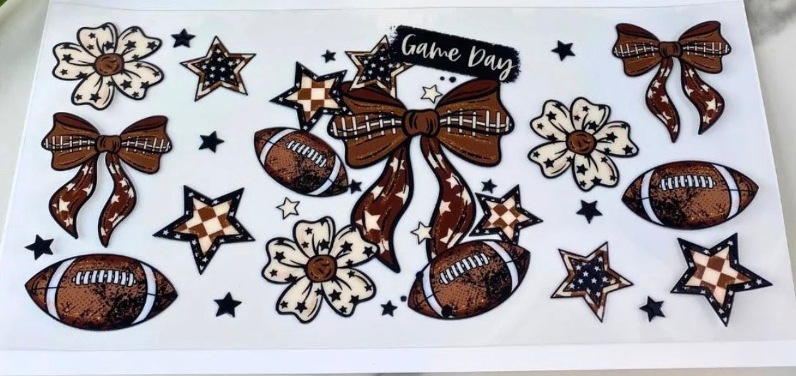 Game day football wrap