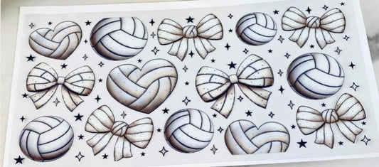 Volleyball with bows