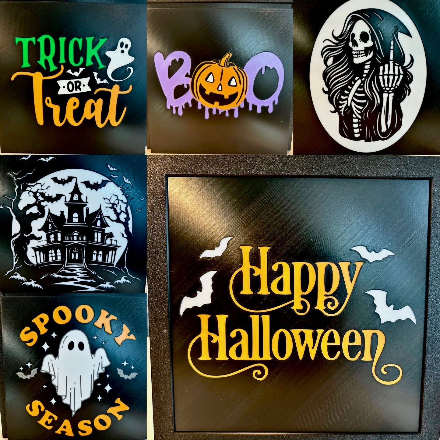 “SPOOKY” Plate Bundle (Happy Halloween plate discontinued)