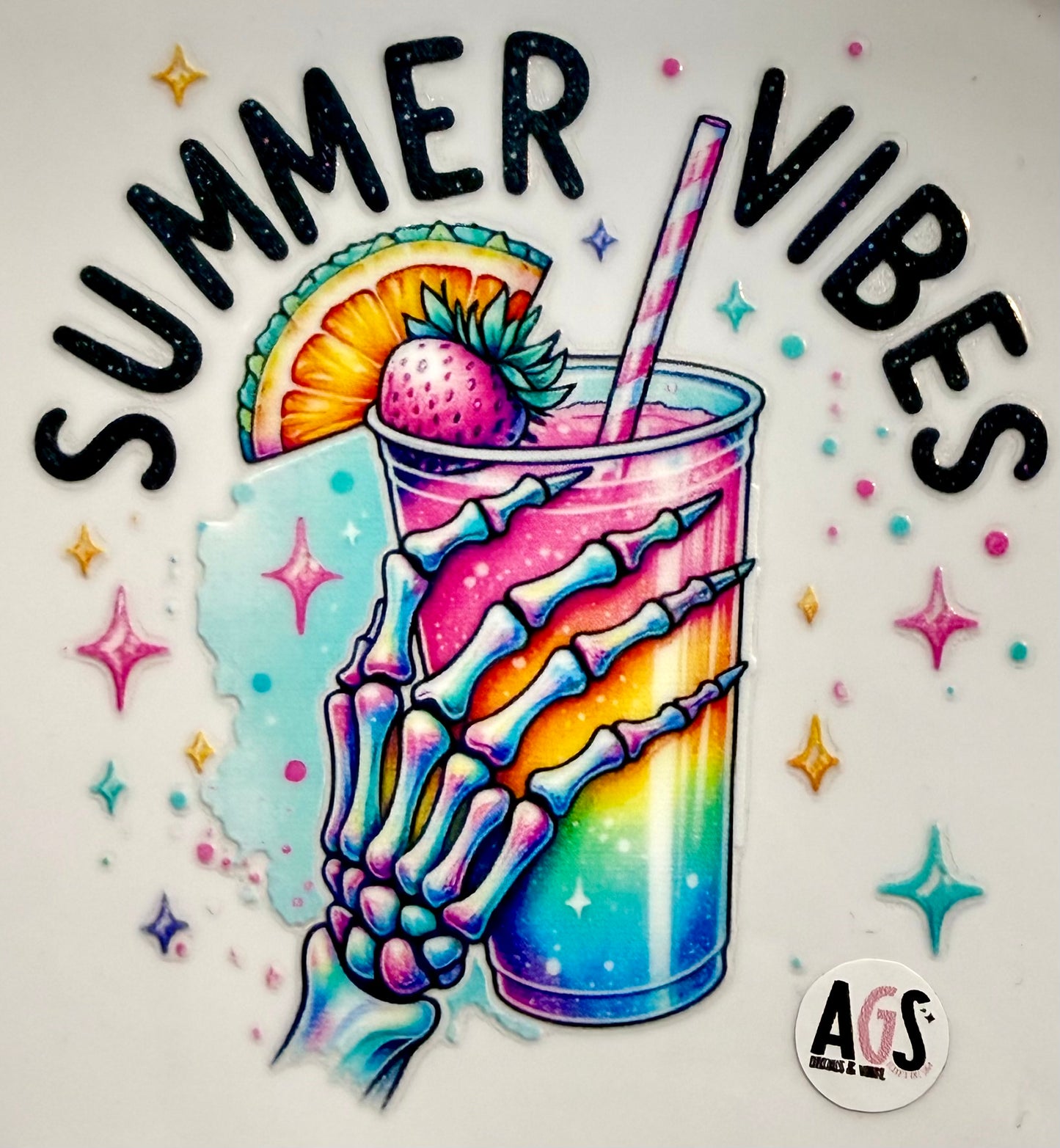 Summer Vibes Decal - 3.5