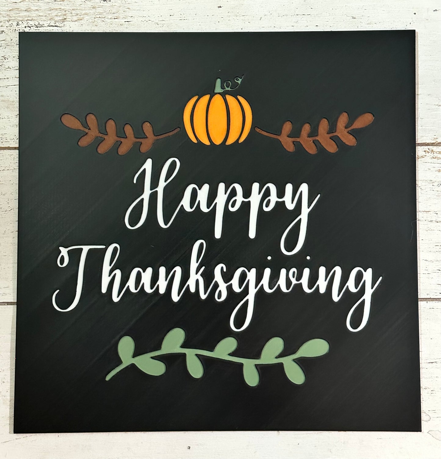 “Happy Thanksgiving” Plate