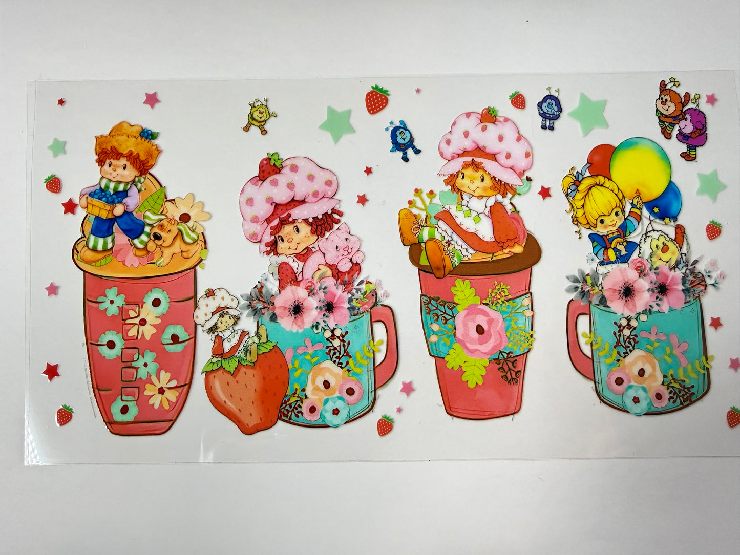 Shortcake in cups wrap