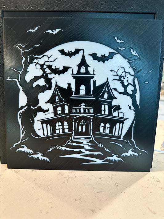 “Haunted Mansion” Plate