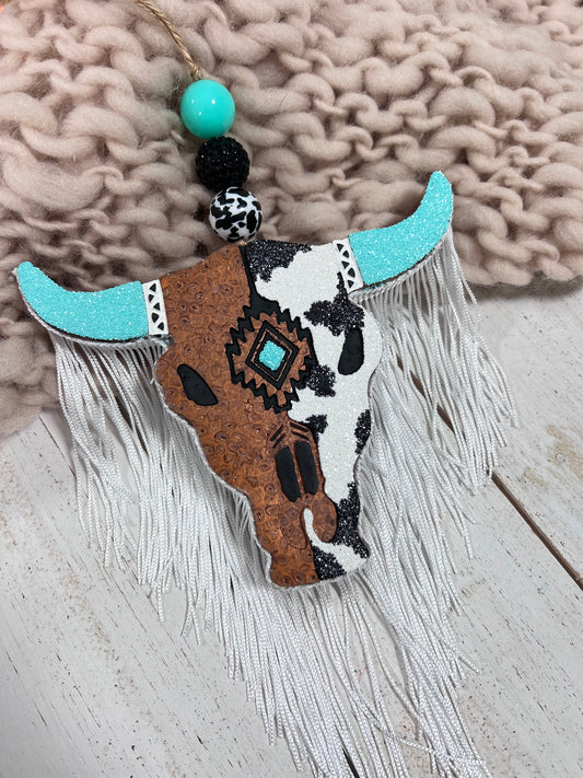 Custom freshie - bull skull