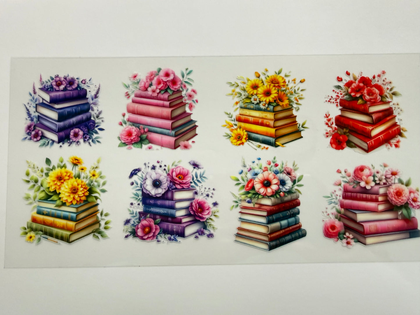 Colorful books wrap