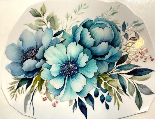 Big Floral Decal - 5.5in