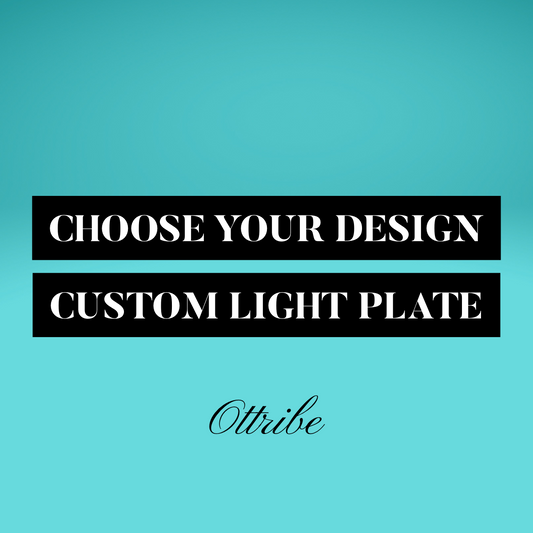 Custom Light Box Plate