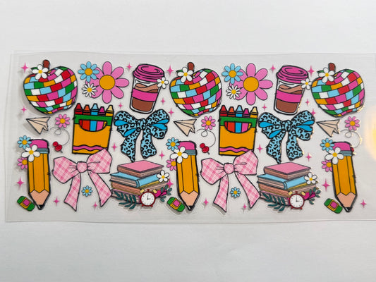 Crayons and pencils wrap