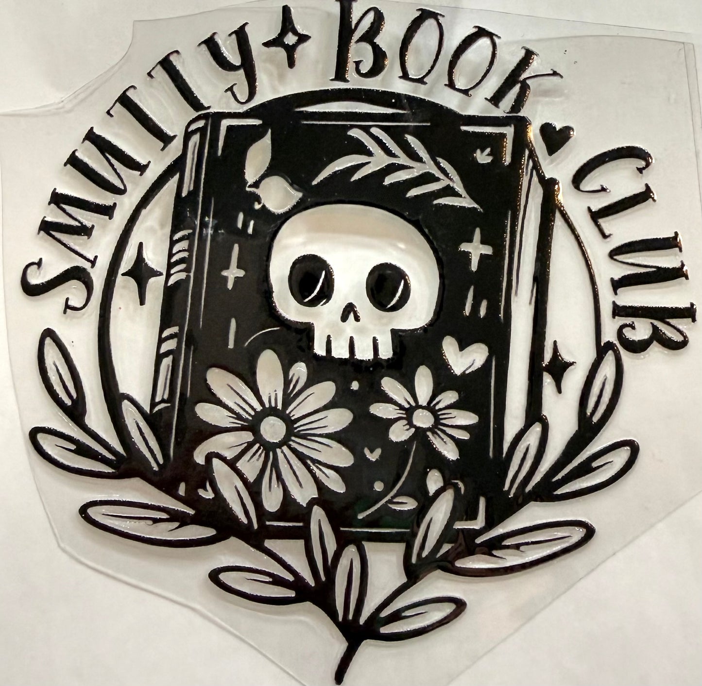 Smutty book club decal - 3.5