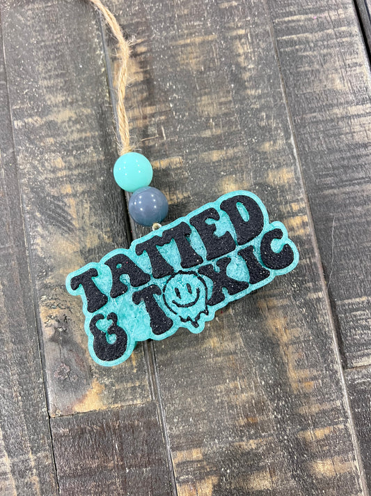 Tatted and toxic custom freshie