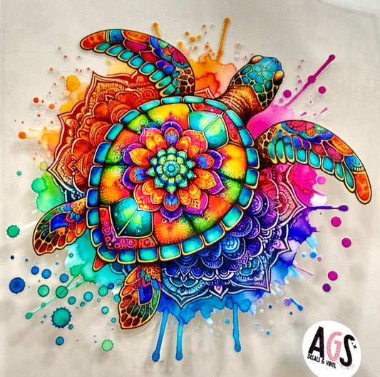 Sea turtle decal - 3.5