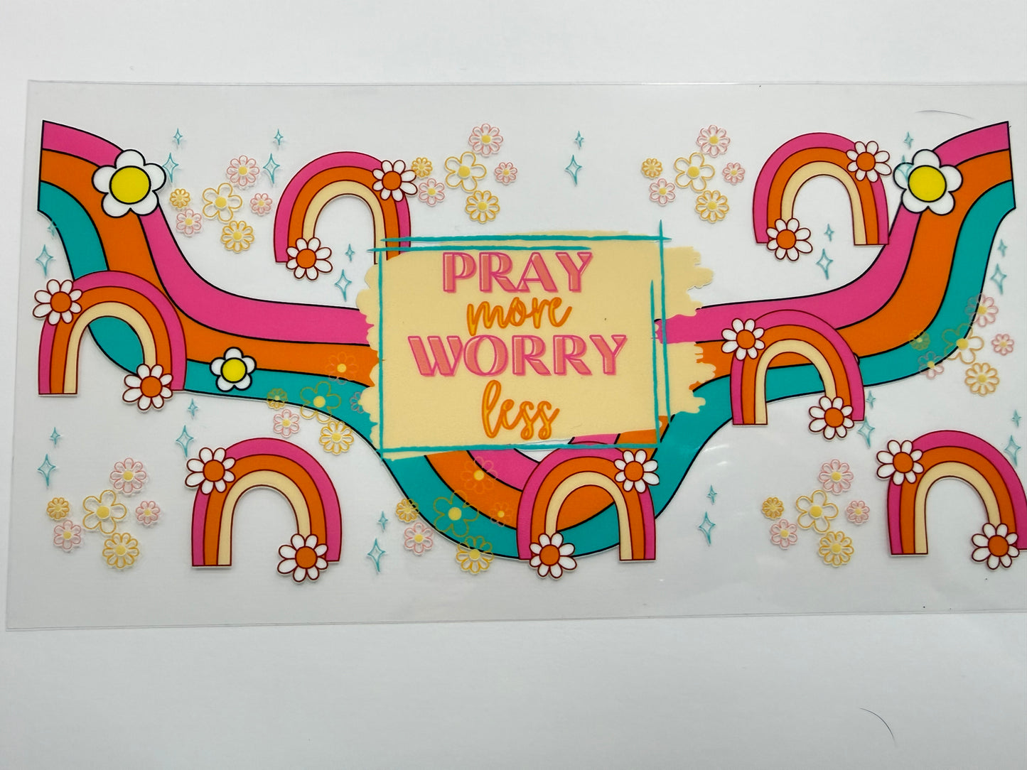 Pray more worry less wrap