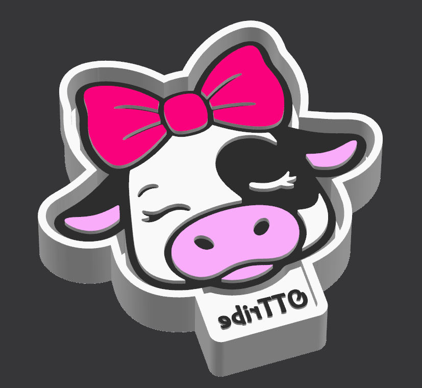 Cow and Bow Mold