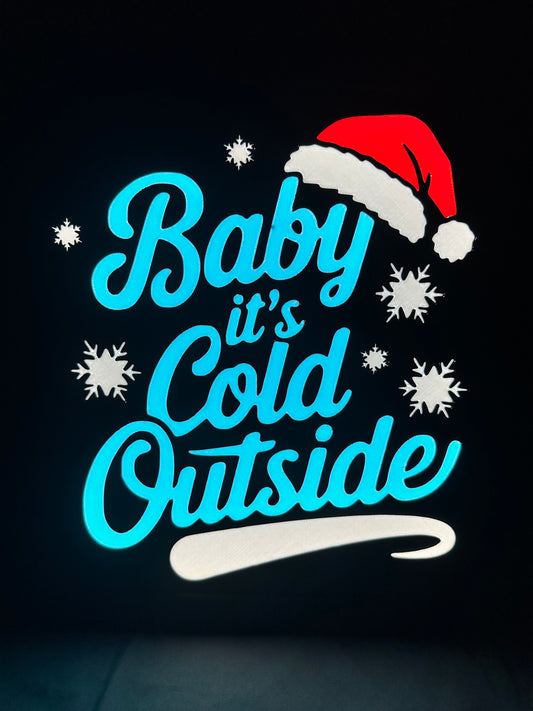 “Cold Outside” Lightbox Plate