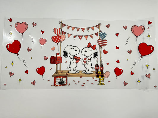 Snoopy Valentine wrap