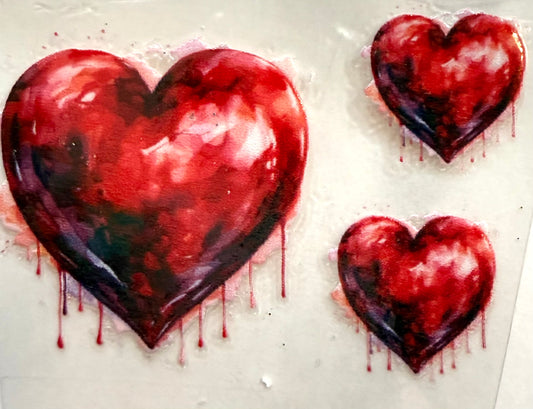 Hearts Decal Add-on 1in
