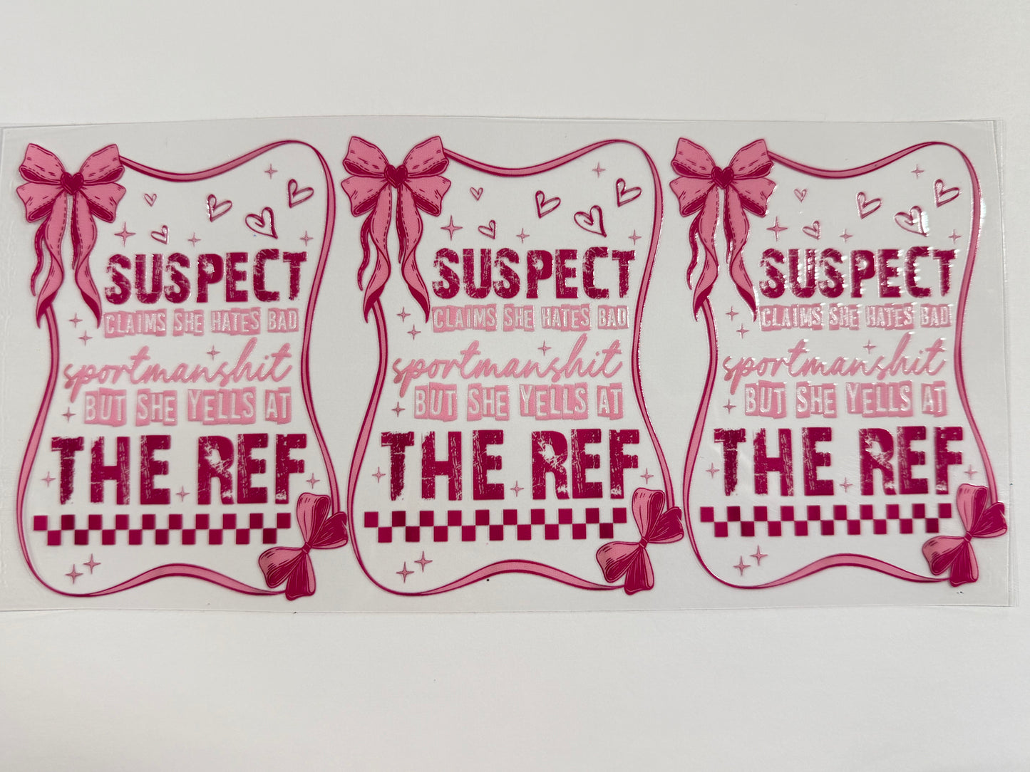 Suspect yells at ref wrap