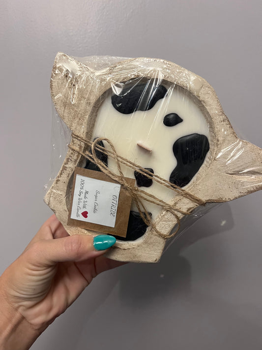 Cow candle