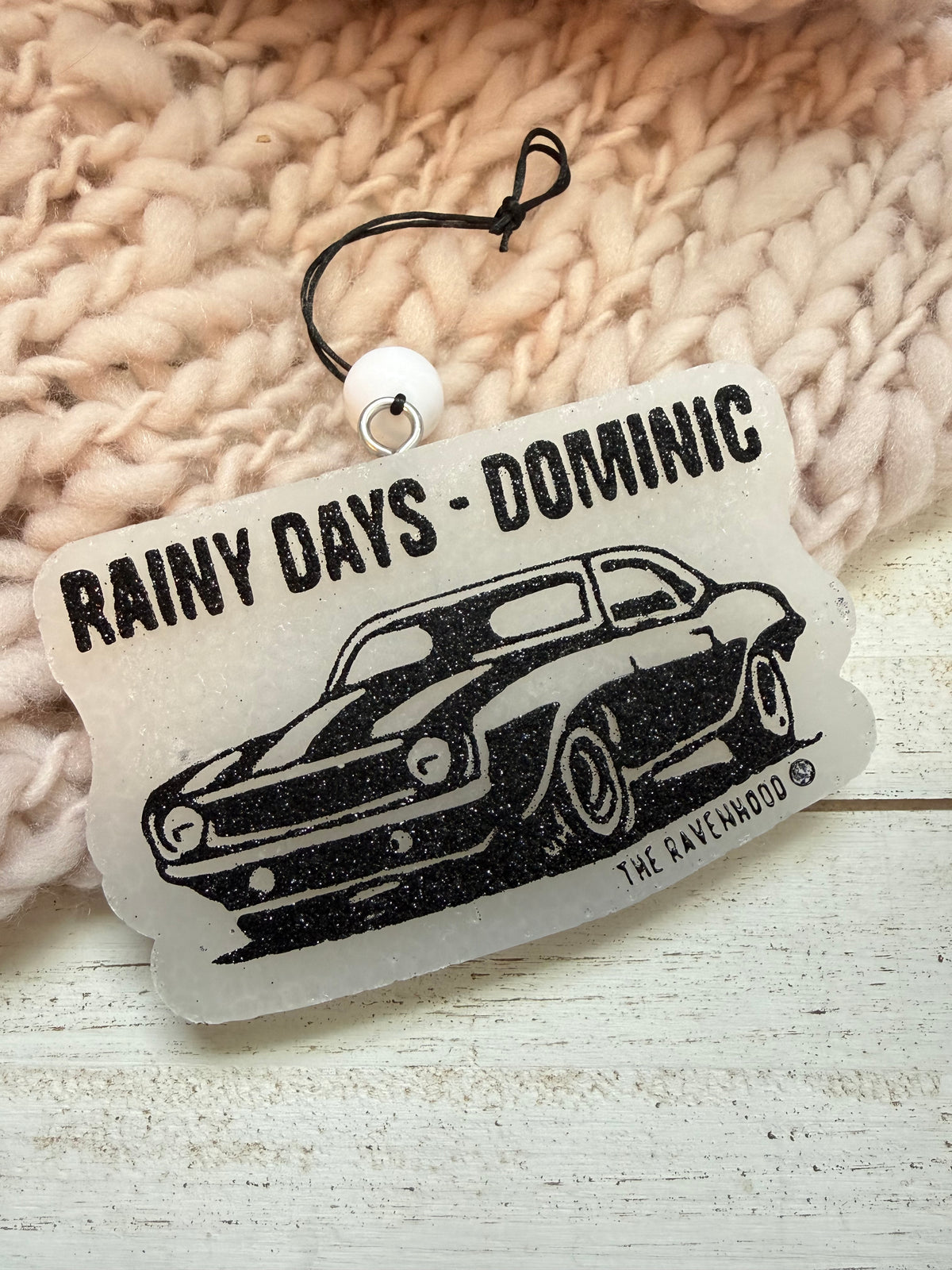 Freshie - Rainy Days Dom. Choose scent and colors.