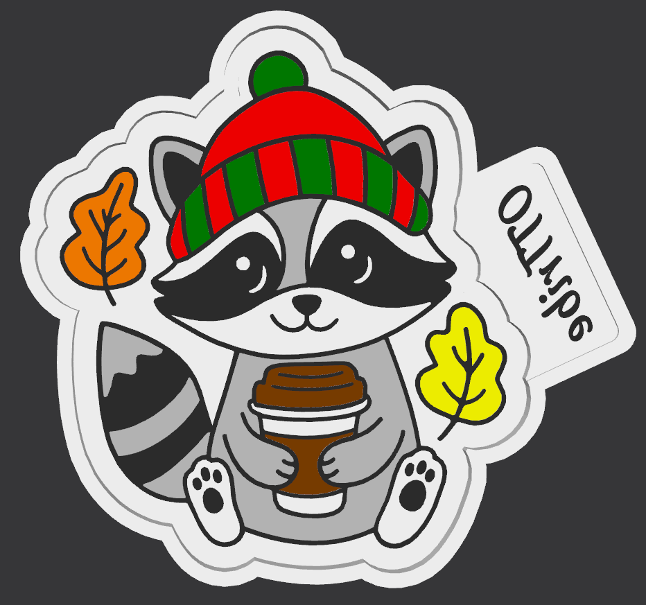 Fall Raccoon