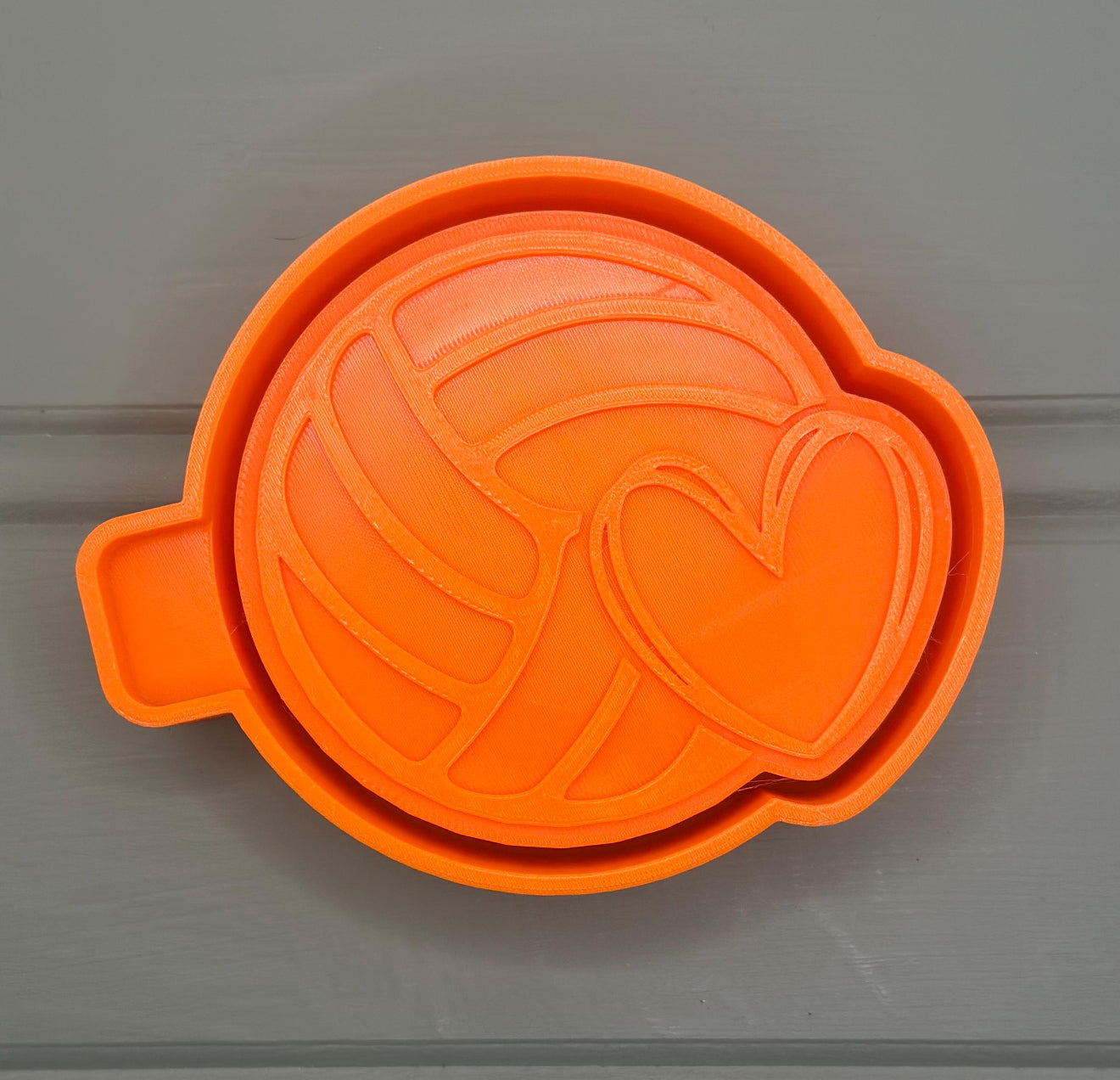 Volleyball with heart freshie