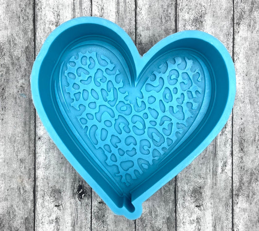 Custom freshie - leopard heart