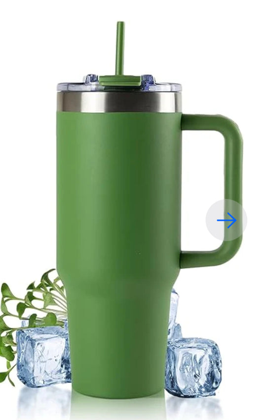 40oz Green CAN ADD UVDTF wrap no epoxy