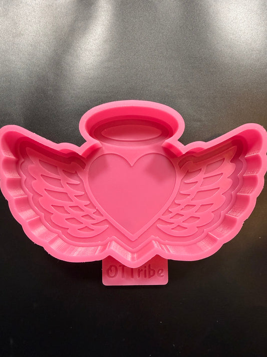 Angel wings with halo freshie