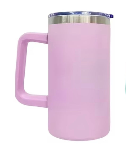20oz Insulated Handled mug (not Snowglobe)