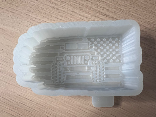 Big wheels and flag custom freshie