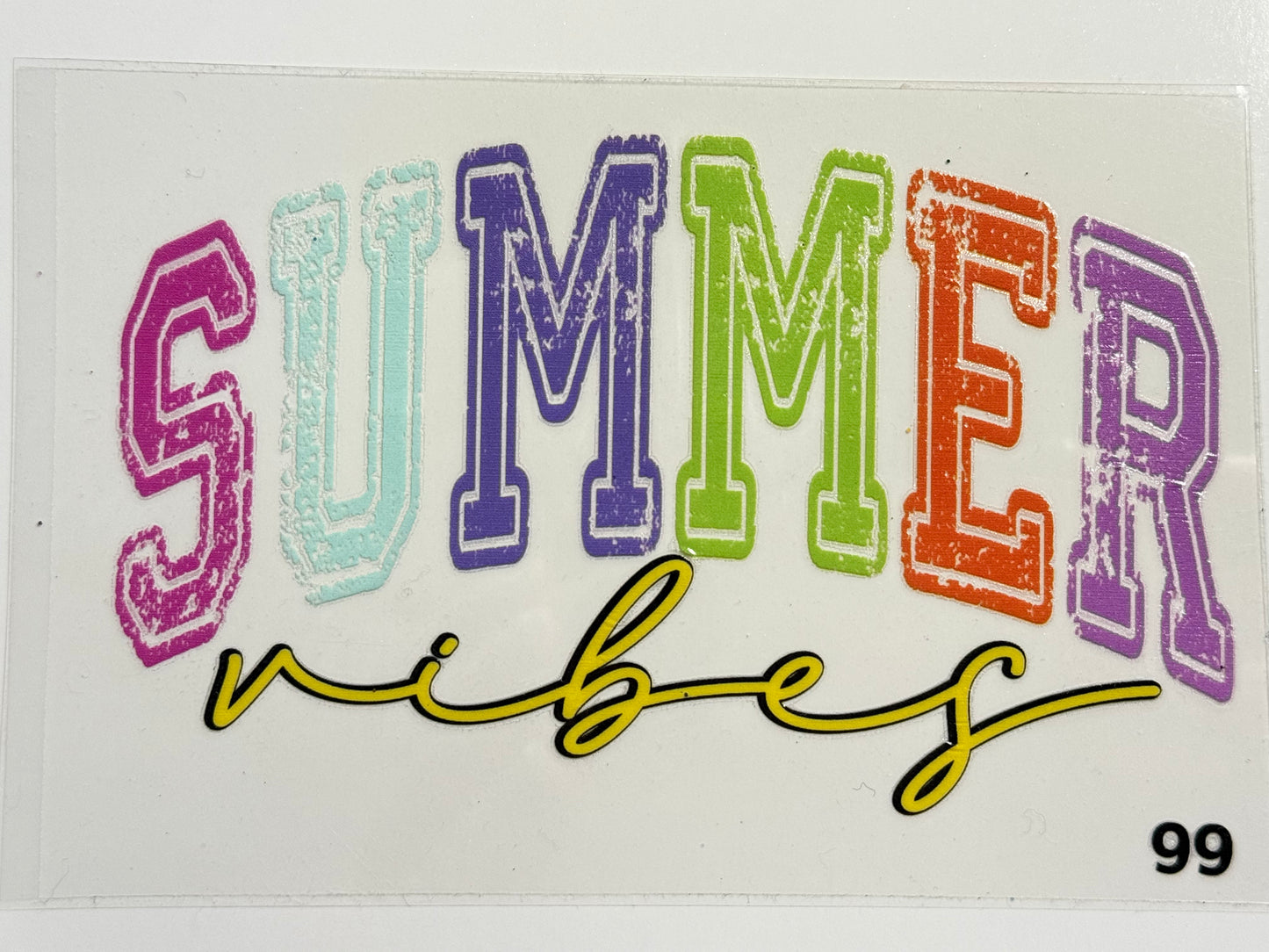 Summer vibes decal 5.5