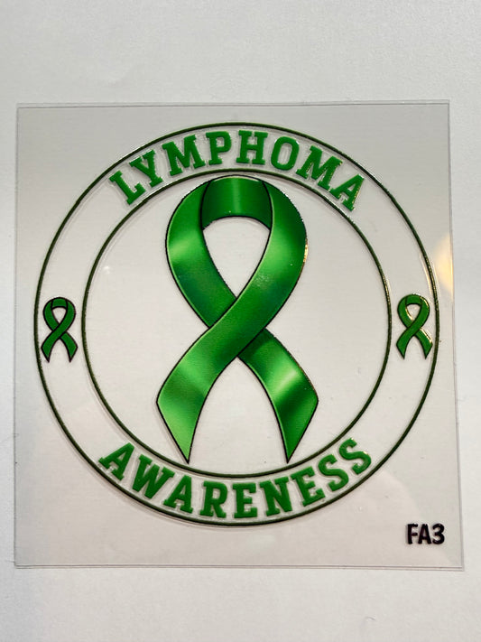 Lymphoma awareness decal