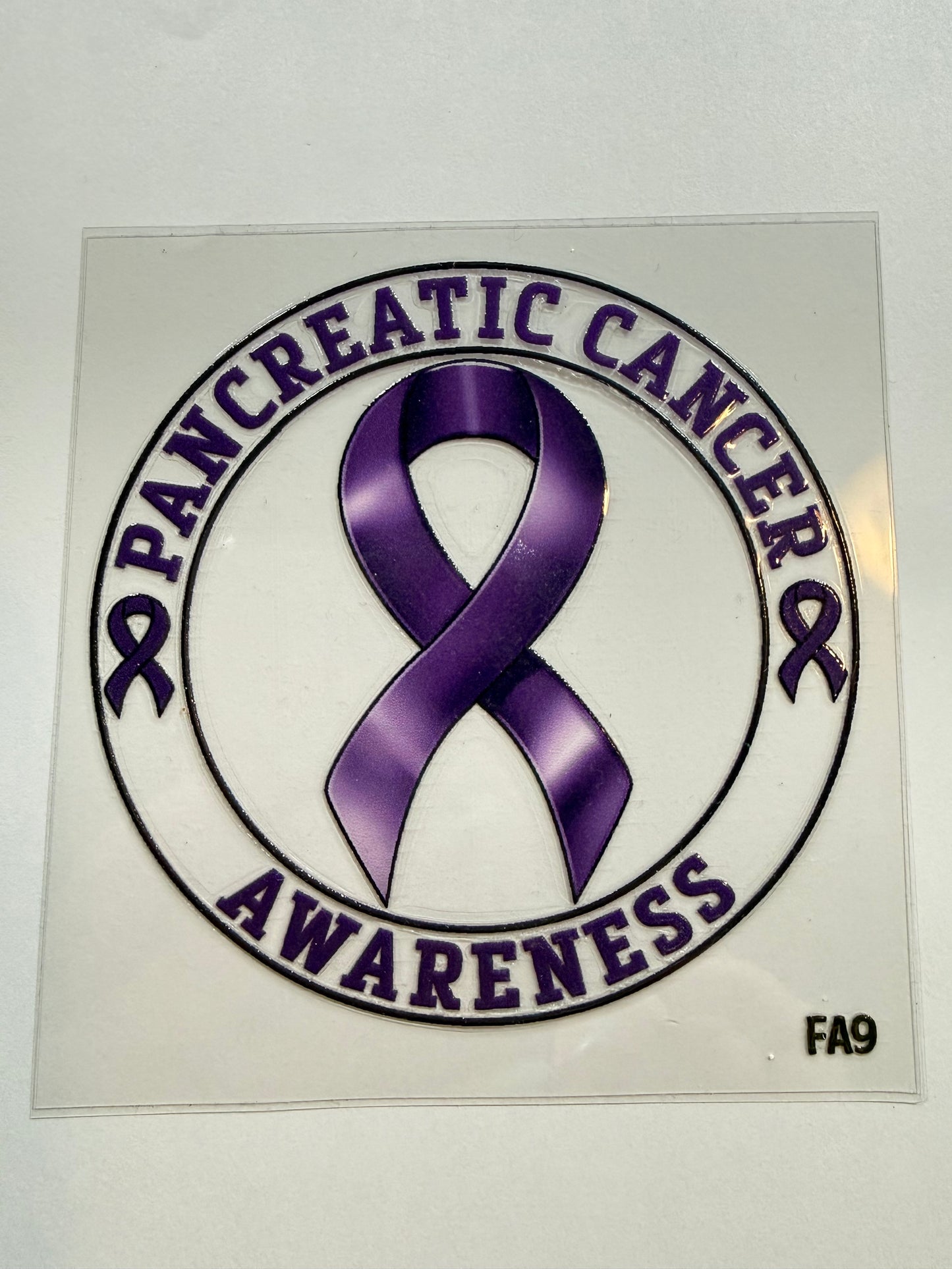 Pancreatic awareness cancer decal