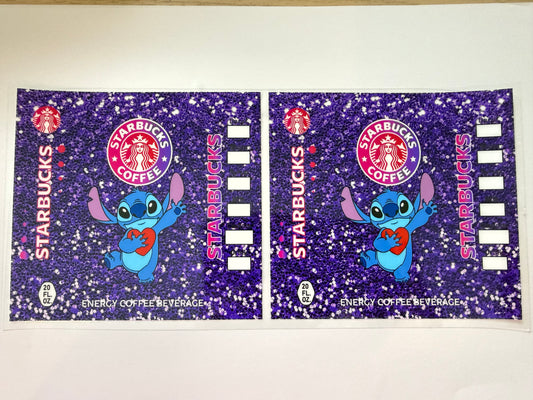 Blue guy and coffee wrap