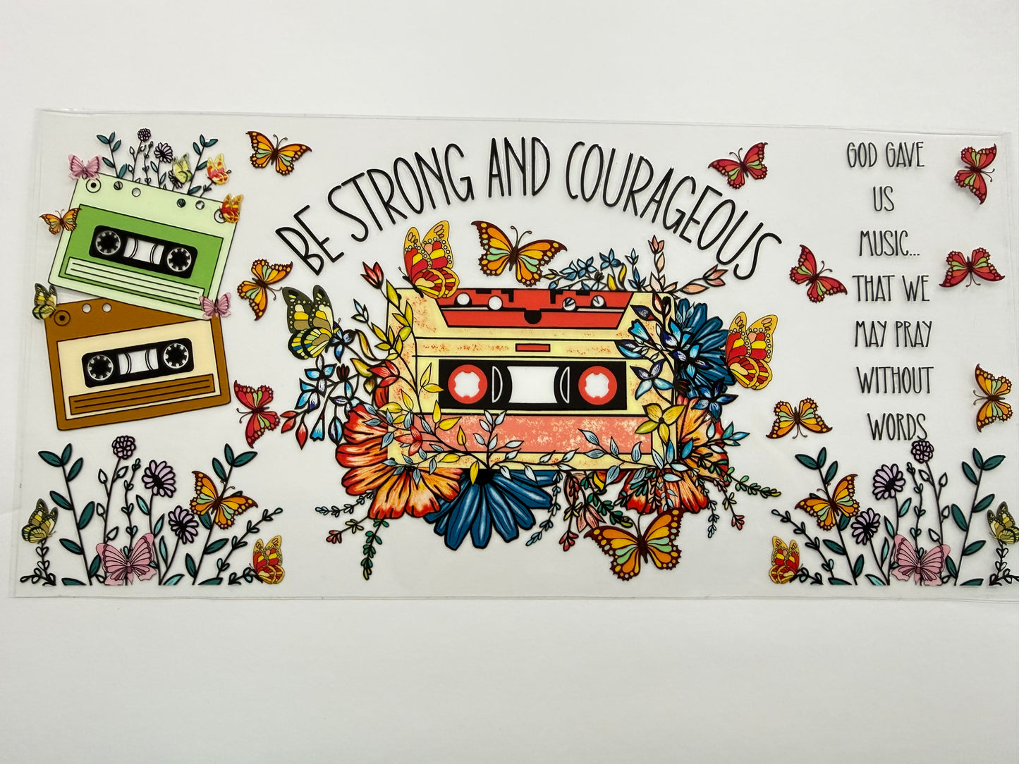 Be strong and courageous wrap