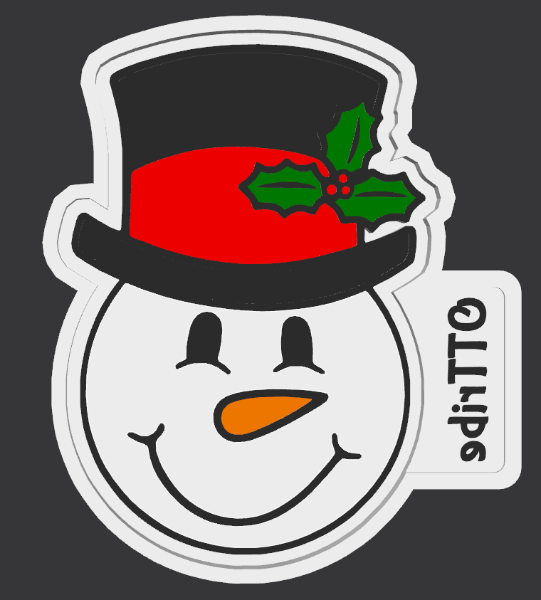 Snowman freshie