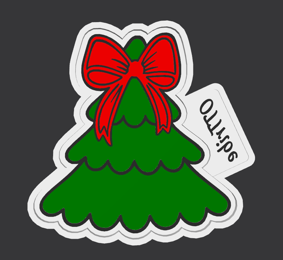 Tree with bow freshie