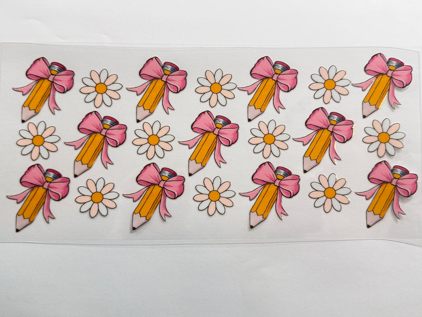 Pencils and bows wrap